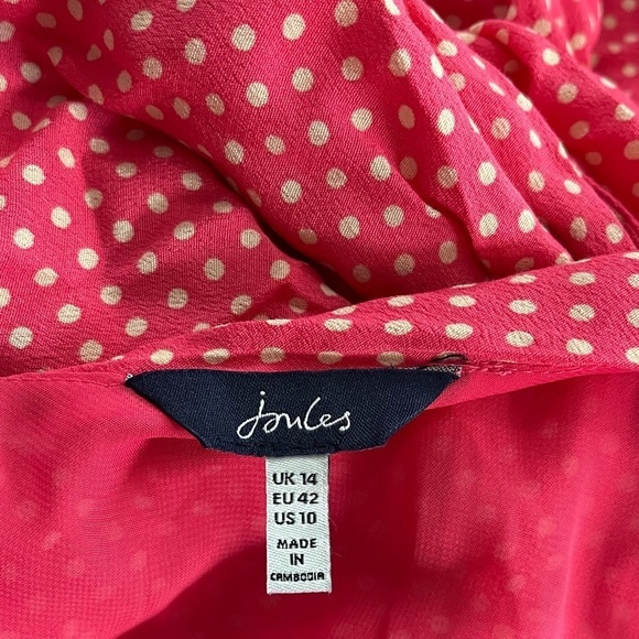 Joules Kenna Polka Dot Midi Dress - Picture 8 of 10